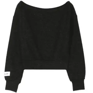 Felpa con collo ampio donna Sixth June image-3