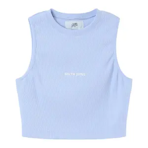 Top cropped em malha para mulher Sixth June image-0