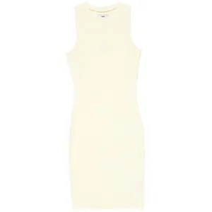 Strakke jurk voor dames Sixth June rib essential image-0