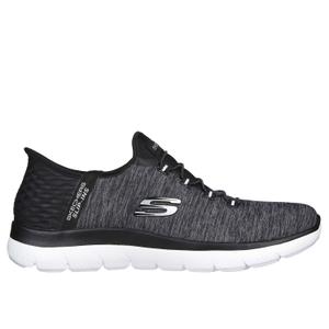 149937-bkw-stovlar-for-kvinnor-skechers-slip-ins-summits-dazzling-haze-svart