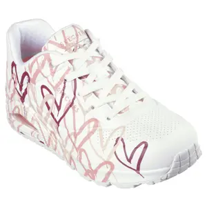 Herzbedruckte Damenschuhe Skechers Uno Spread The Love image-2