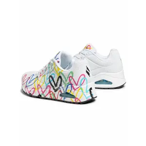 Bedruckte Sneakers für Frauen Skechers Uno Spread The Love image-1