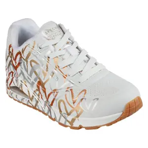 Sneaker mit ikonischem Design uno metallic love Damen Skechers image-1