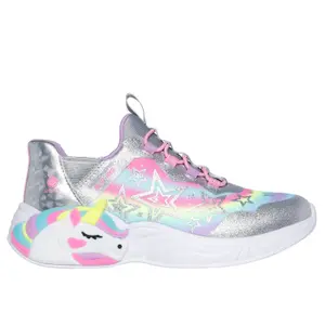 302296l-smlt-baskets-fille-skechers-unicorn-dreams-starry-lite-argent-multicolore