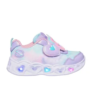 Baby girl Trainers Skechers Heart Lights image-0