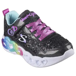 Treinador de raparigas Skechers Infinite Heart Lights-Fresh Love image-1