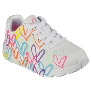 Baskets fille Skechers Uno Lite Spread The Love image-1