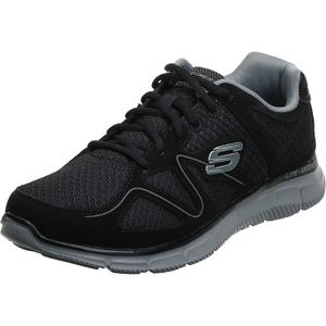 58350-bkgy-sneakers-skechers-satisfaction-schwarz