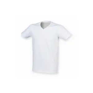 V-neck T-shirt Skinni Fit Feel Good image-0