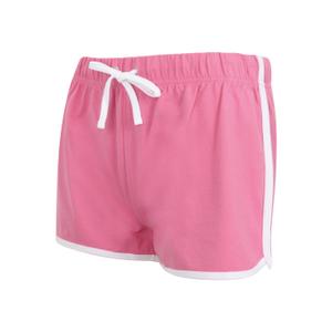 sk069-brightpink-white-damesshort-skinni-fit-retro-helder-roze-wit