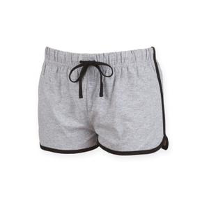 sk069-heathergrey-black-damesshort-skinni-fit-retro-heidegrijs-zwart