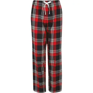 sk083-red-navycheck-pyjamahose-mit-tartanmuster-frau-skinni-fit-red-navy-check