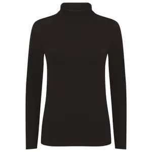 sk125-black-t-shirt-rollkragen-frau-skinni-fit-feel-good-schwarz