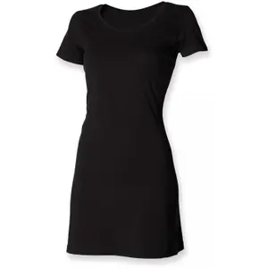 sk257-black-t-shirt-kleid-frau-skinni-fit-schwarz