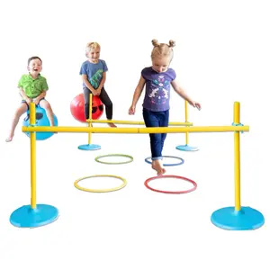 Udendørs forhindringsbanesæt Slackers Playzone-Fit Race image-1