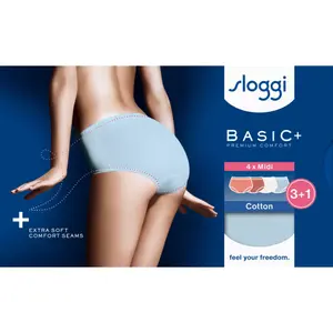 Braguitas de mujer Sloggi Basic+ Midi (x4) image-5