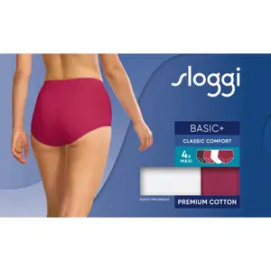 Dámské kalhotky Sloggi Basic+ Maxi (x4) image-5