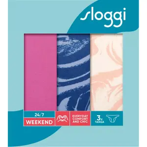Women's thong panties Sloggi Weekend (x3) image-5