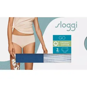 Trusser til kvinder Sloggi Go Midi (x2) image-5