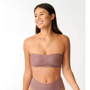 Top bandeau dentellé femme Sloggi Zero Feel image-1