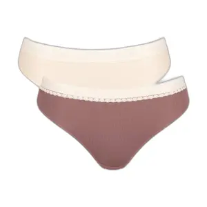 Női tanga nadrág Sloggi Go Ribbed (x2) image-0