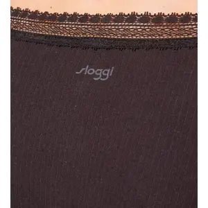 Alacsony derekú női bélésnadrág Sloggi Go Ribbed (x2) image-4