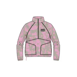 Women's zipped fleece Slope Kenai AOP Teddy