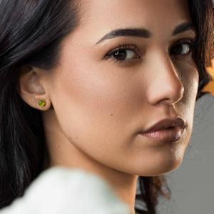 Peridot øreringe til kvinder Sloya Aurora image-2