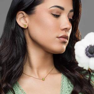 Peridot øreringe til kvinder Sloya Aurora image-3
