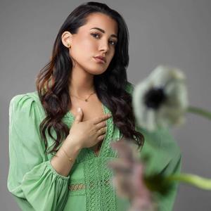 Sæt med halskæde, armbånd og øreringe i peridot til kvinder Sloya Aurora image-2