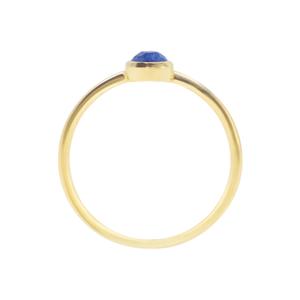 Lapis Lazuli stone ring gold-plated for women Sloya Gemia image-1