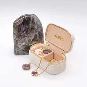 Mini boîte à bijoux velours femme Sloya image-4