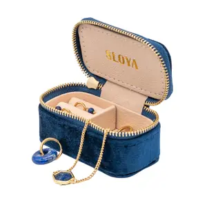 Mini juwelendoosje van fluweel voor dames Sloya image-1