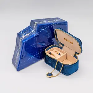 Mini juwelendoosje van fluweel voor dames Sloya image-2