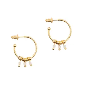 Moonstone earrings for women Sloya Karia image-0