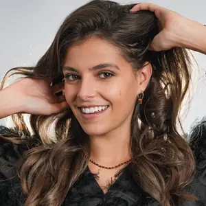 Collier, Armband und Ohrringe aus Granat für Frauen Sloya Karia image-2