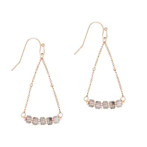 Boucles d'oreilles en pierres Labradorite femme Sloya Piana image-0