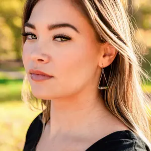 Colar, pulseira e brincos em pedra de ágata aquática para mulher Sloya Piana image-2