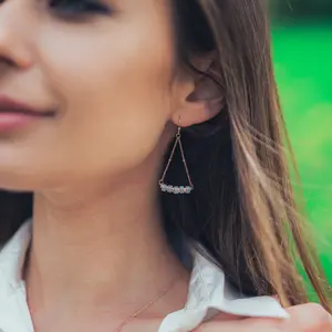 Amazonite stone earrings for women Sloya Piana image-1