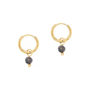 Spectrolite hoop earrings for women Sloya Serena image-0