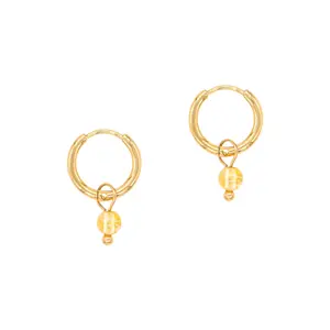 Citrine hoop earrings for women Sloya Serena image-0
