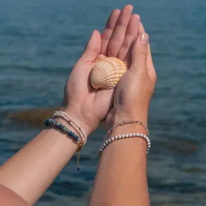 Lapis lazuli stone bracelet for women Sloya Blima image-4