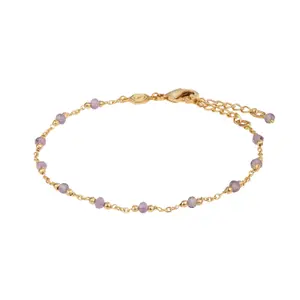 Bracelet en pierres Améthyste femme Sloya Elyssa image-0