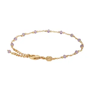Bracelet en pierres Améthyste femme Sloya Elyssa image-1