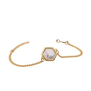 Bransoletka z kamieni Howlite dla kobiet Sloya Hexalia image-1