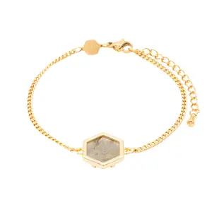 Labradorite stone bracelet for women Sloya Hexalia image-0