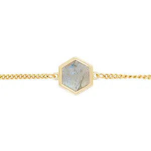 Labradorite stone bracelet for women Sloya Hexalia image-2