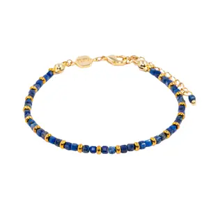 Bracelet en pierres Lapis-lazuli femme Sloya Karia image-0