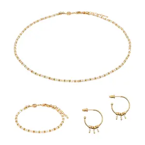 Halskette, Armband und Ohrringe aus Citrin für Frauen Sloya Karia image-0