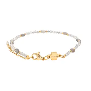 Labradorite stone bracelet for women Sloya Paloma image-1